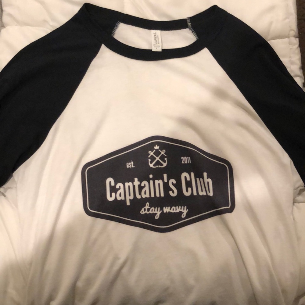 Captains club baseball shirt